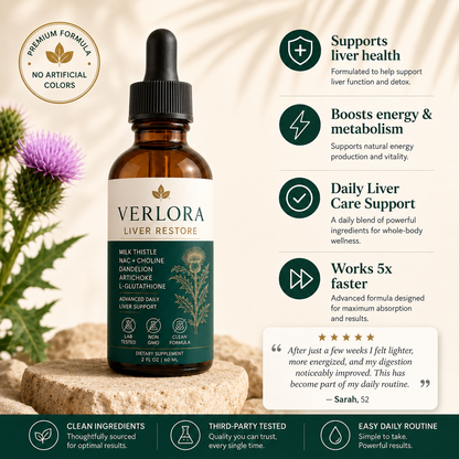 Verlora Complete Liver Support To Restore Energy And Vitality
